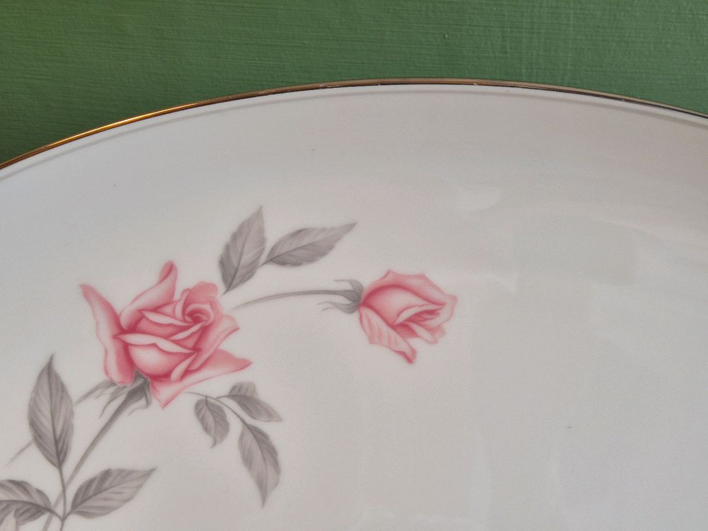 엔틱 노리다케 로즈마리 라지 오벌 접시 이미지