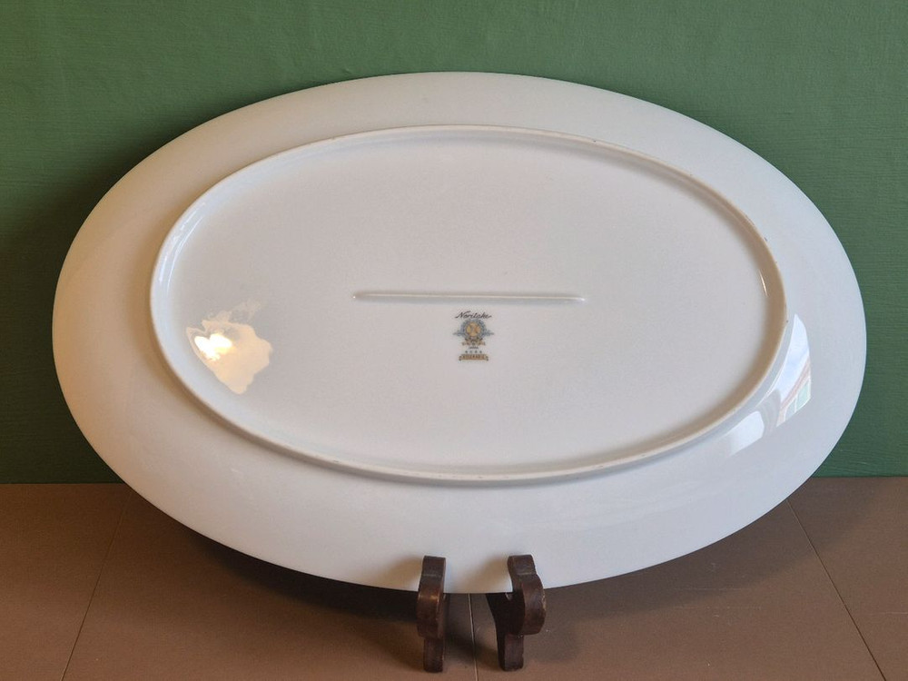 엔틱 노리다케 로즈마리 라지 오벌 접시 이미지