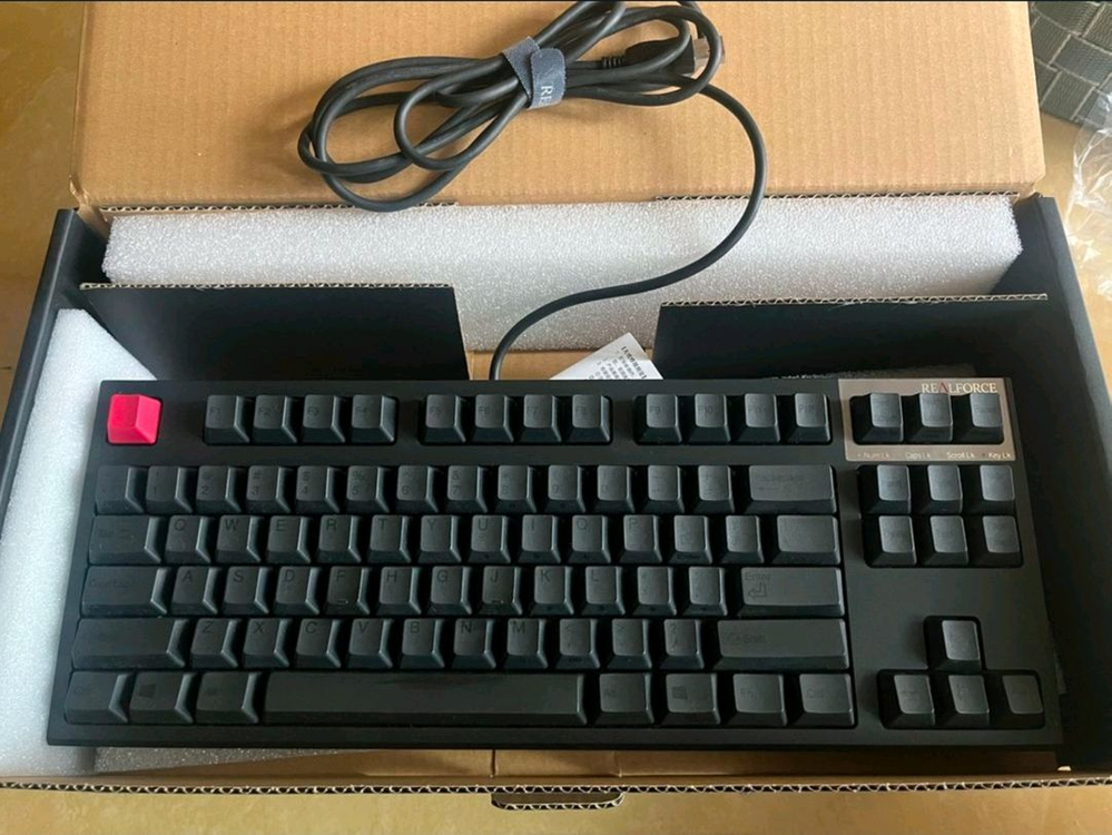 리얼포스 R2 TKL 차등 제품 판매합니다 이미지