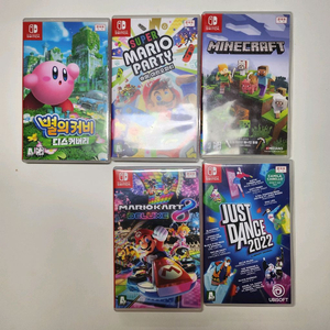 닌텐도 스위치1 게임 별의커비 마리오파티 마리오카트 등