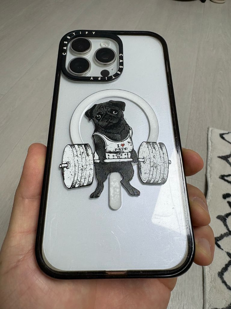 아이폰 15프로맥스 256GB(S급/화이트) + 다양한 케이스(공짜)판매합니다!!--1