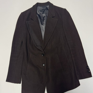 여성 한섬 시스템 코코아 울 자켓 코트 55