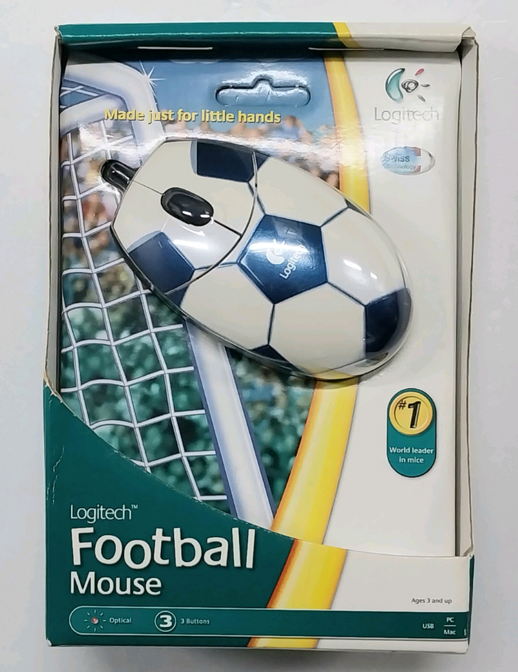 로지텍 미니옵 축구공 마우스--0