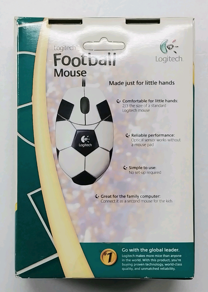 로지텍 미니옵 축구공 마우스--1