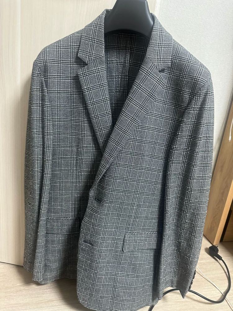 DKNY 체크패턴 마이 그레이 미착용 새상품--0