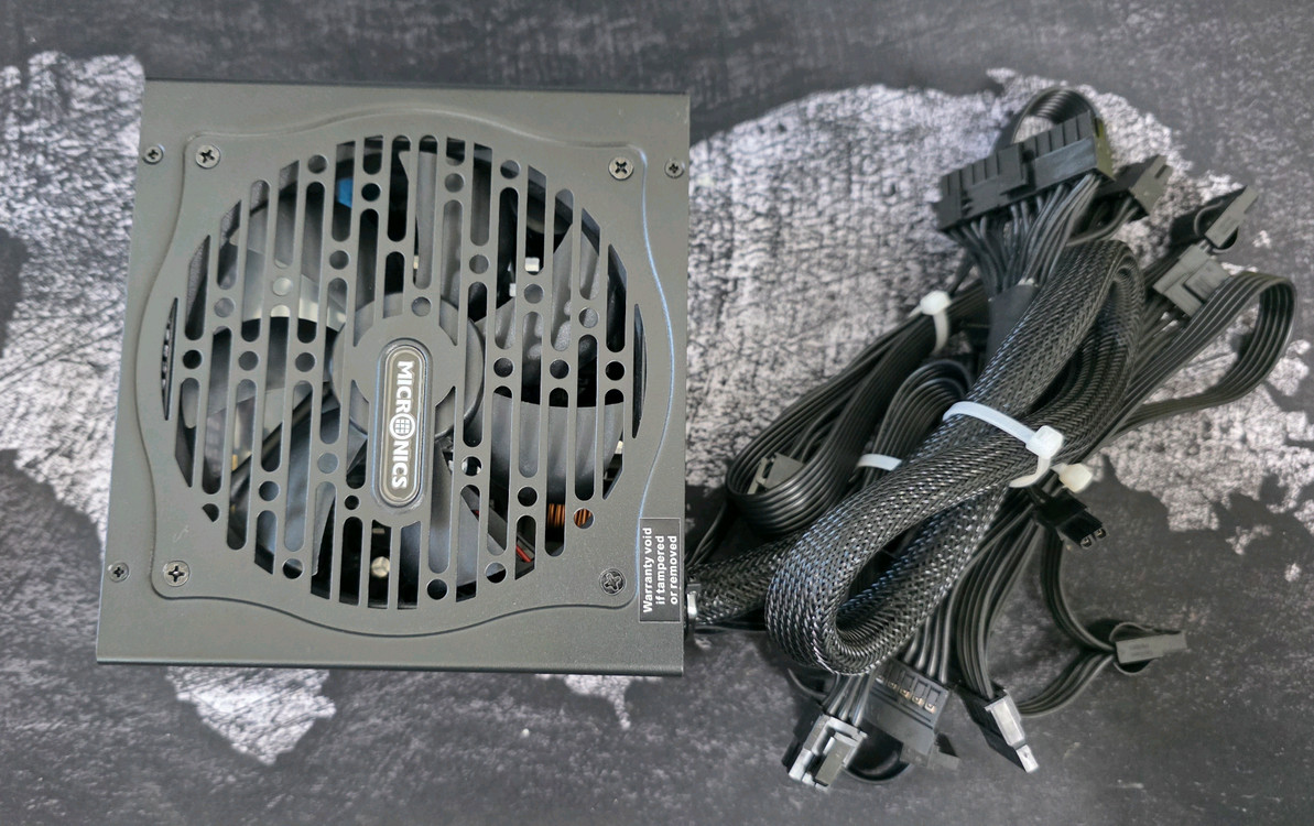 마이크로닉스 80plus 500w 파워 2개--0