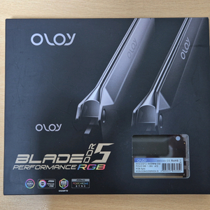 미개봉) OLOY DDR5 32GB ( 16GB x2) RGB 램