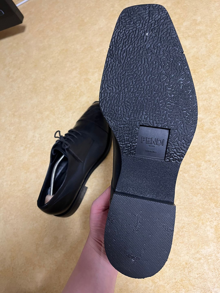 펜디 FENDI 캘리그라피 로고 레이스업 슈즈 280사이즈 이미지