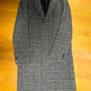 토니웩 커팅 코트 브라운 글렌 체크 L 사이즈 이미지