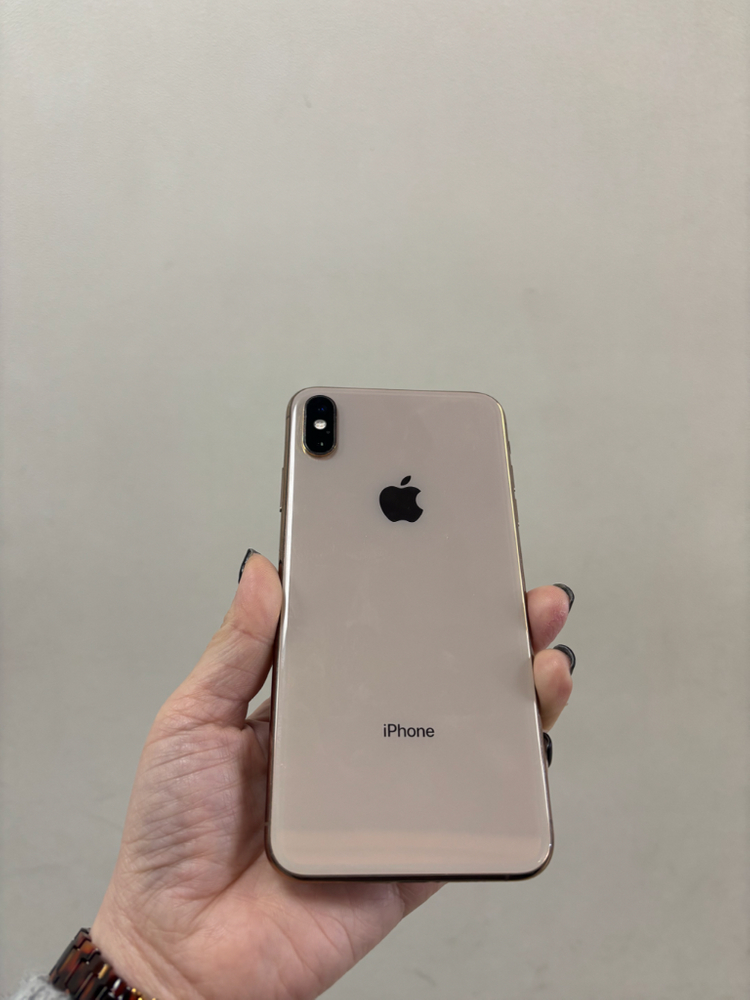 (부산중고폰) 아이폰xsmax 골드 256기가 배터리100 판매해요--1