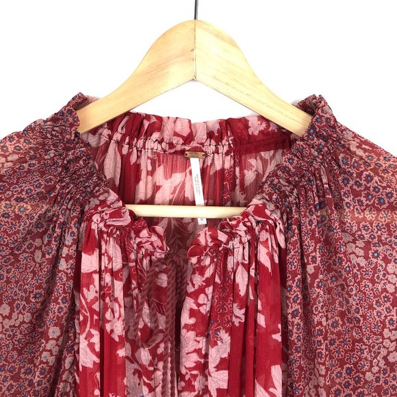 프리 피플(Free People) 플로럴 탑 블라우스 이미지