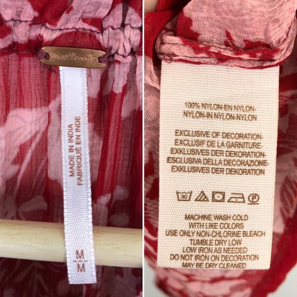 프리 피플(Free People) 플로럴 탑 블라우스 이미지