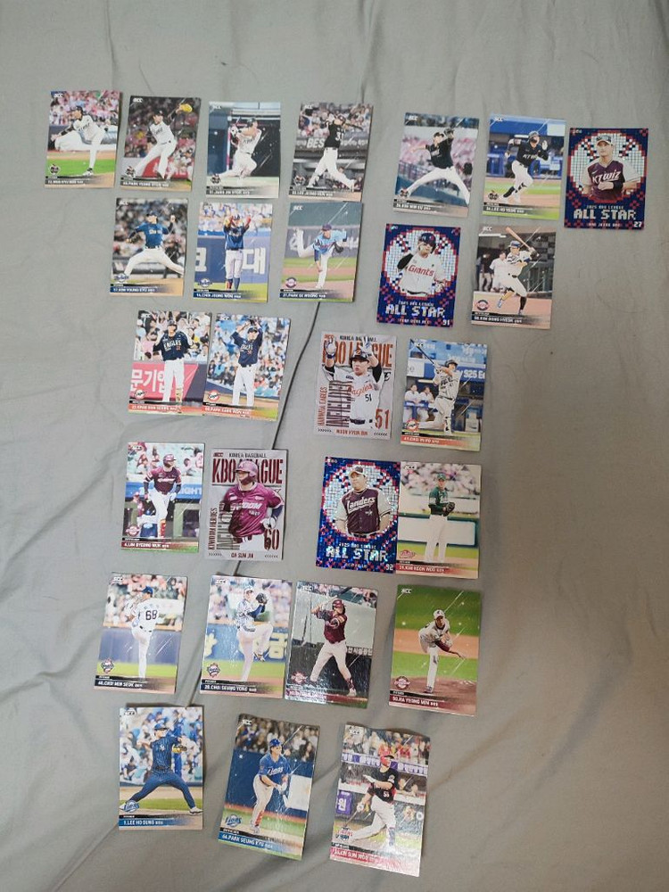 KBO야구카드 일괄로 팝니다.--0