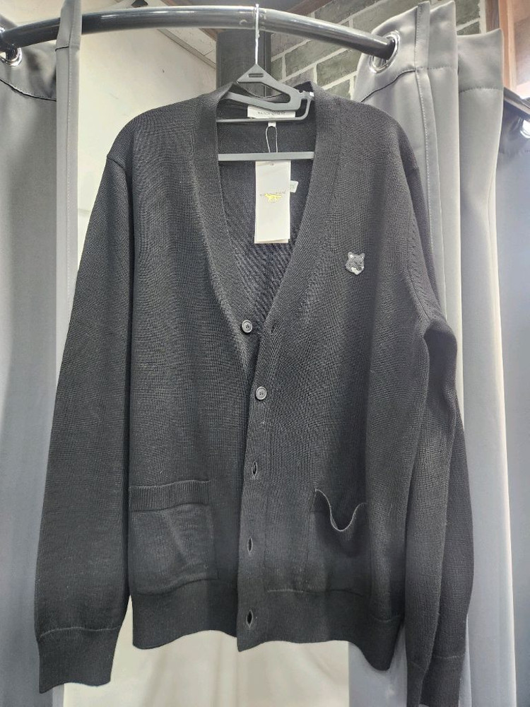 메종키츠네 블랙 가디건 새 상품입니다 이미지