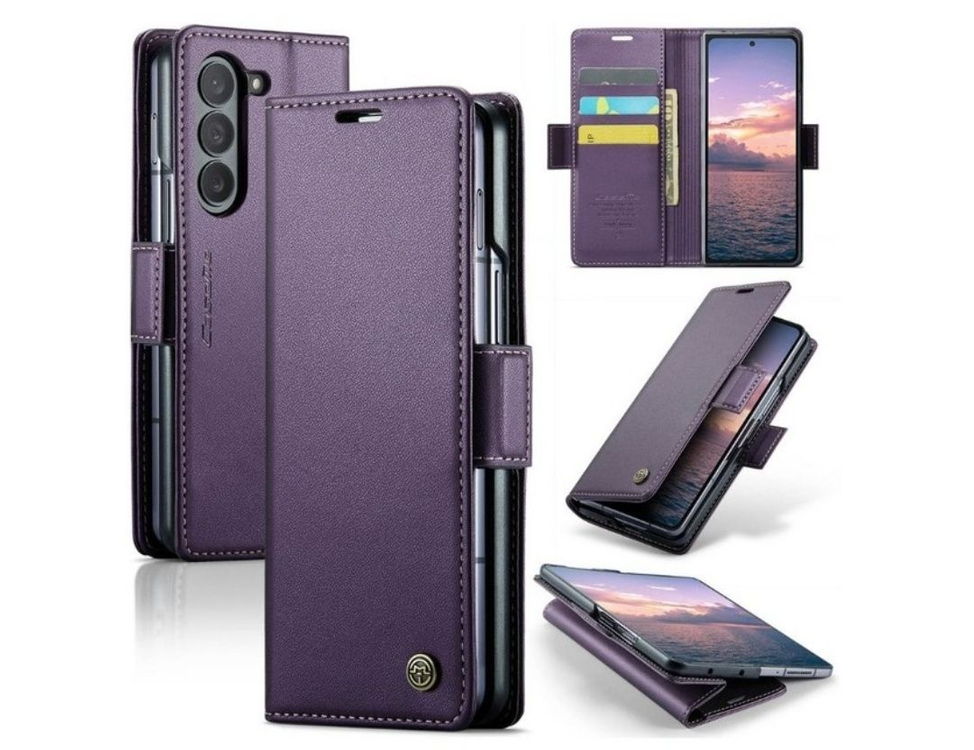 YINUO 가죽소재 카드수납 갤럭시Z폴드6 플립 케이스 새제품급(노박스) 이미지