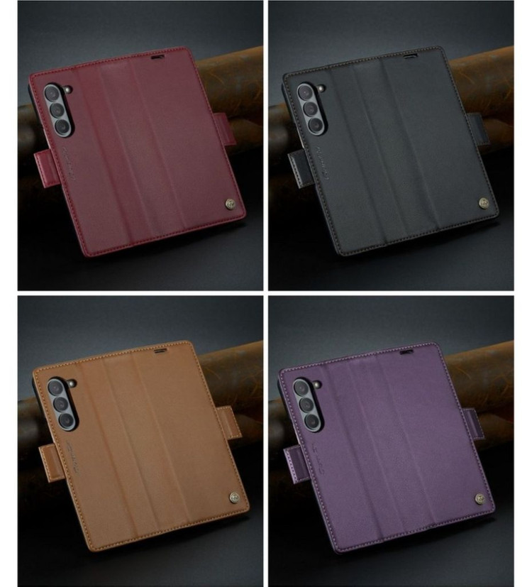 YINUO 가죽소재 카드수납 갤럭시Z폴드6 플립 케이스 새제품급(노박스) 이미지