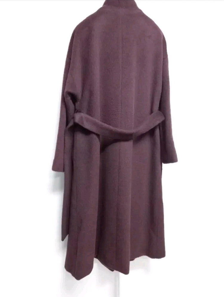 새 발렌시아 라마 밍크 맥시롱코트 55--4