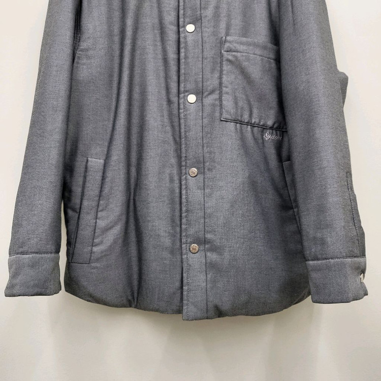 시스템옴므 패딩 셔츠 자켓 이미지