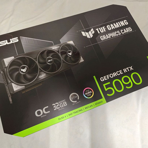 ASUS RTX 5090 TUF OC 아수스 터프 이미지
