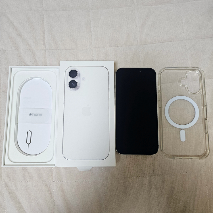 sss급 배터리100 아이폰17 256gb 화이트 자급제--0