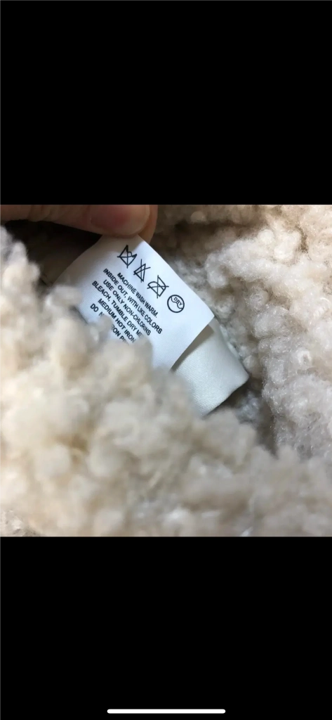 플라워 양털 뽀글이 세일러카라 리본 반다나 양면 리버시블 자켓 코트 이미지