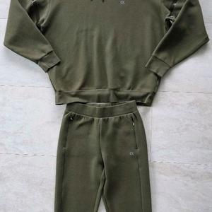 캘빈클라인 퍼포먼스 스웻후드 여성 트레이닝 세트.S.