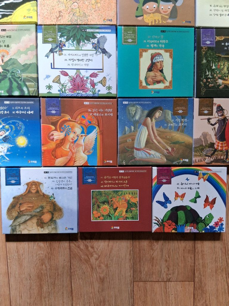 프뢰벨 뉴세계전래동화.CD15개일괄(각1개).상태 좋아요.사진 참고하세요--3