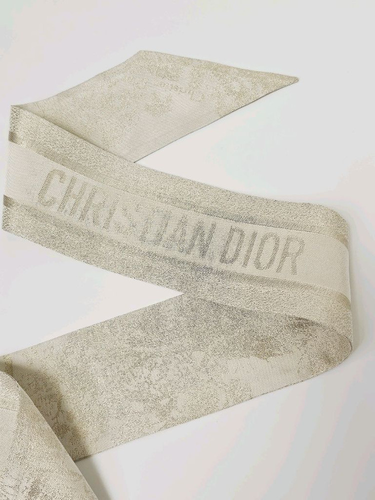 디올 트왈 드 주이 소바쥬 미차 스카프 에크루/골드 이미지