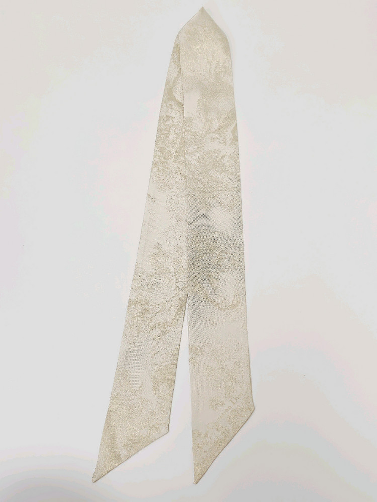 디올 트왈 드 주이 소바쥬 미차 스카프 에크루/골드 이미지