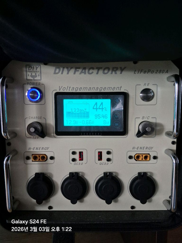 280A 다이팩토리 리튬인산철 파워뱅크 인버터 2k 모두--0