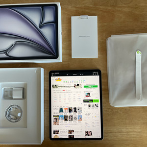 아이패드 에어 13 (m3, 256gb) 무상 기간 27년 2월 23일까지