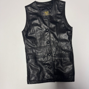 여성 톰보이 Tomboy 리얼 소가죽 베스트 S