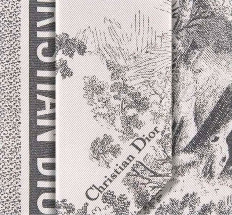 디올 트왈드주이 소바쥬 미차 스카프 그레이 이미지