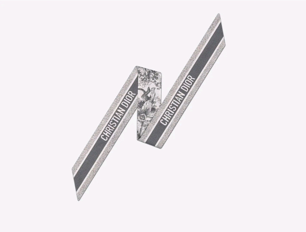 디올 트왈드주이 소바쥬 미차 스카프 그레이 이미지