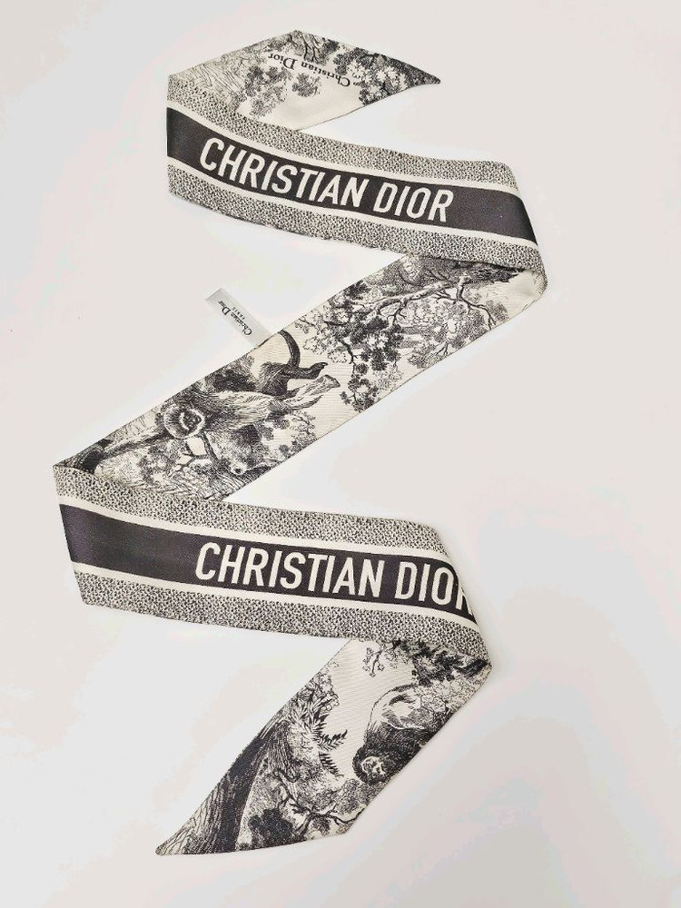 디올 트왈드주이 소바쥬 미차 스카프 그레이 이미지