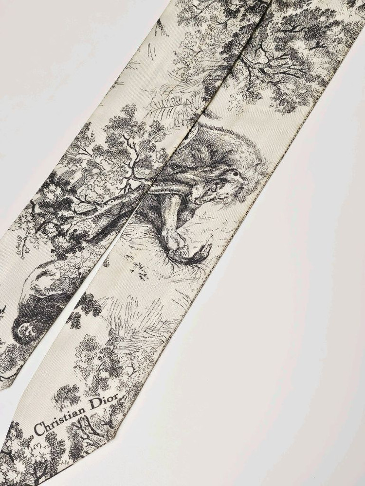 디올 트왈드주이 소바쥬 미차 스카프 그레이 이미지