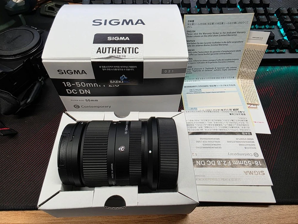 보령) 캐논EOS R50 V시그마 18-50mm 카메라 브이로그 찰영용 팝니다 이미지