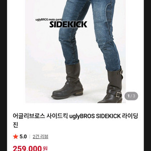 어글리브로스 사이드킥 바이크진, 라이딩진 이미지