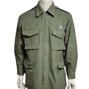 육군 구형 80s 민무늬 야전상의 전투복 상의 자켓 점퍼 (L) 이미지