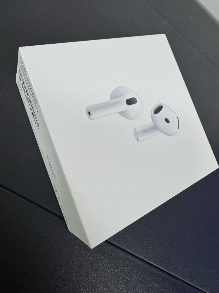 Apple 2024 에어팟 4 액티브 노이즈 캔슬링 블루투스 이어폰 새상품 미개봉--0