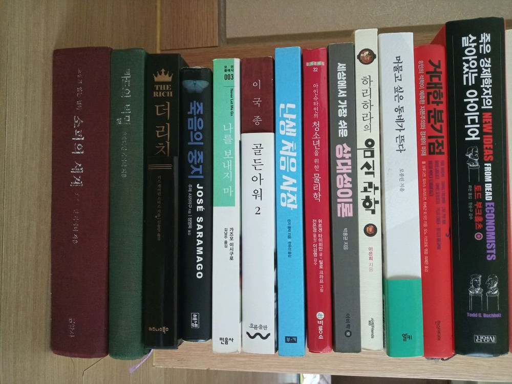 경제, 인문학, 소설 등 여러 분야의 책--0