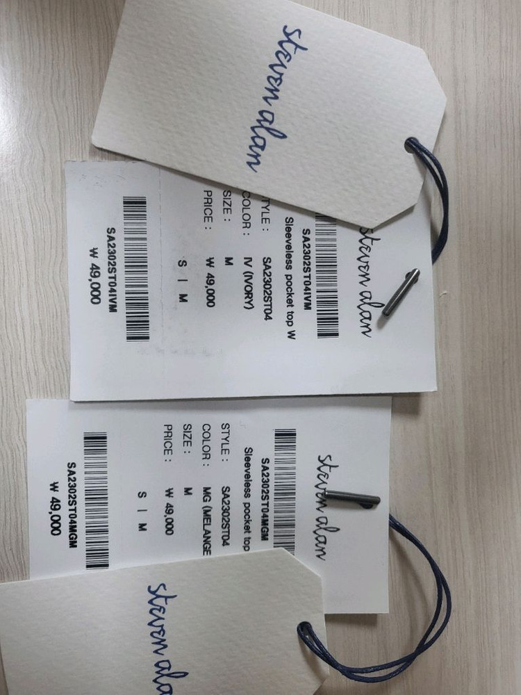 스티브알란 민소매 티셔츠--2