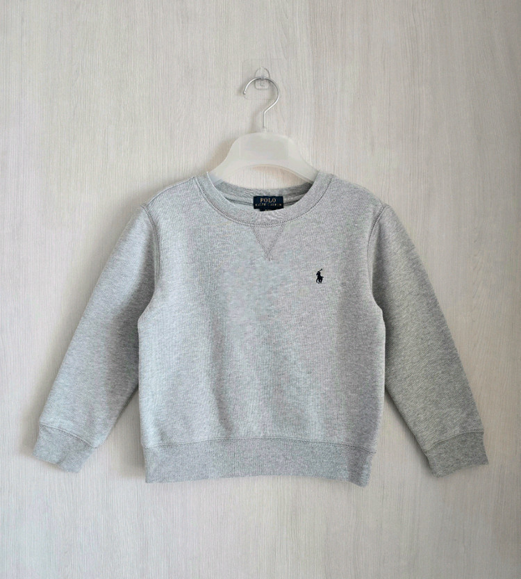 폴로 랄프로렌키즈 라운드넥 맨투맨 4T--0