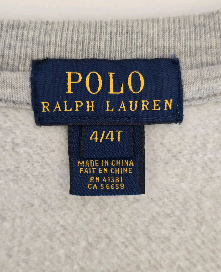 폴로 랄프로렌키즈 라운드넥 맨투맨 4T--8