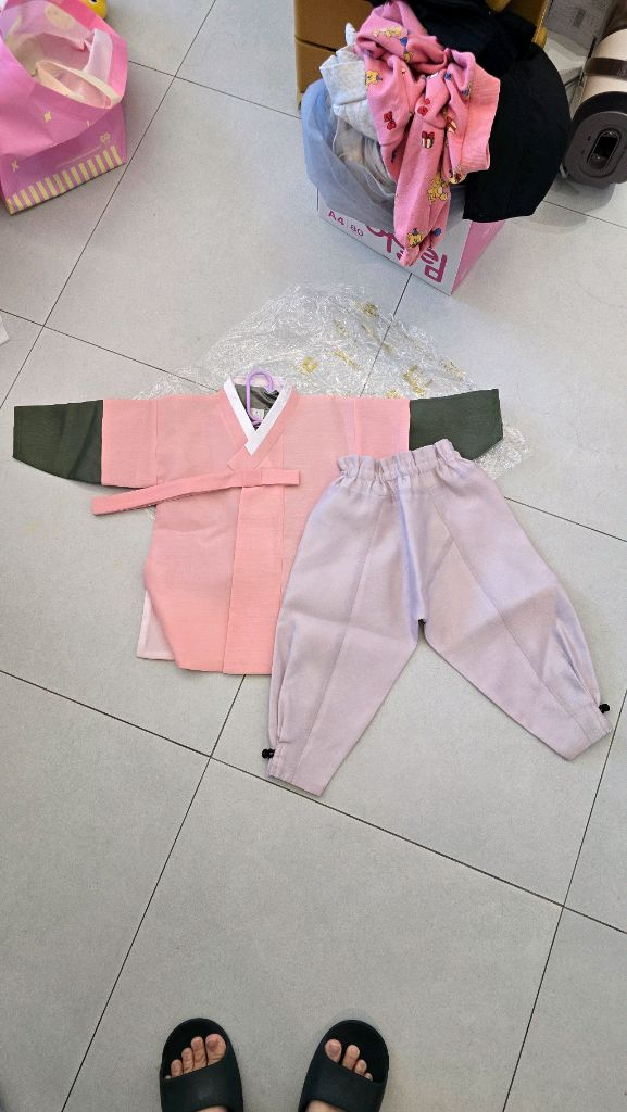 봄빛한복 도빈 3호 (이염O, 착샷O, 드라이클리닝O)--0