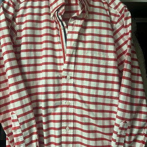 (정품)톰브라운 체크 히든삼선 셔츠