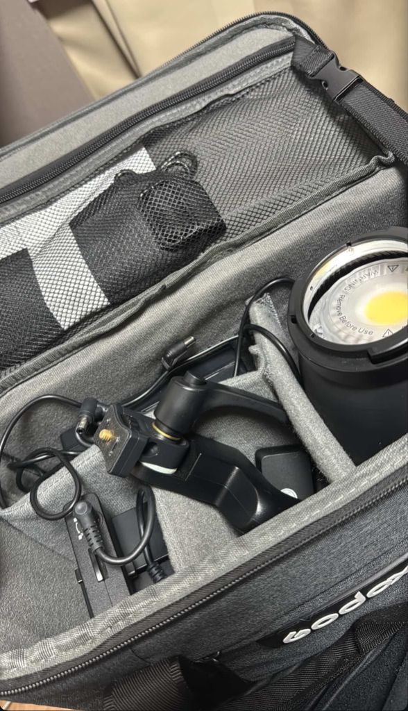 고독스 ml60 조명 풀세트 배터리, 삼각대, 가방 포함--0