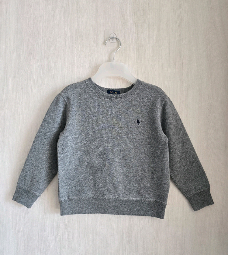 폴로 랄프로렌키즈 라운드넥 맨투맨 4T--0