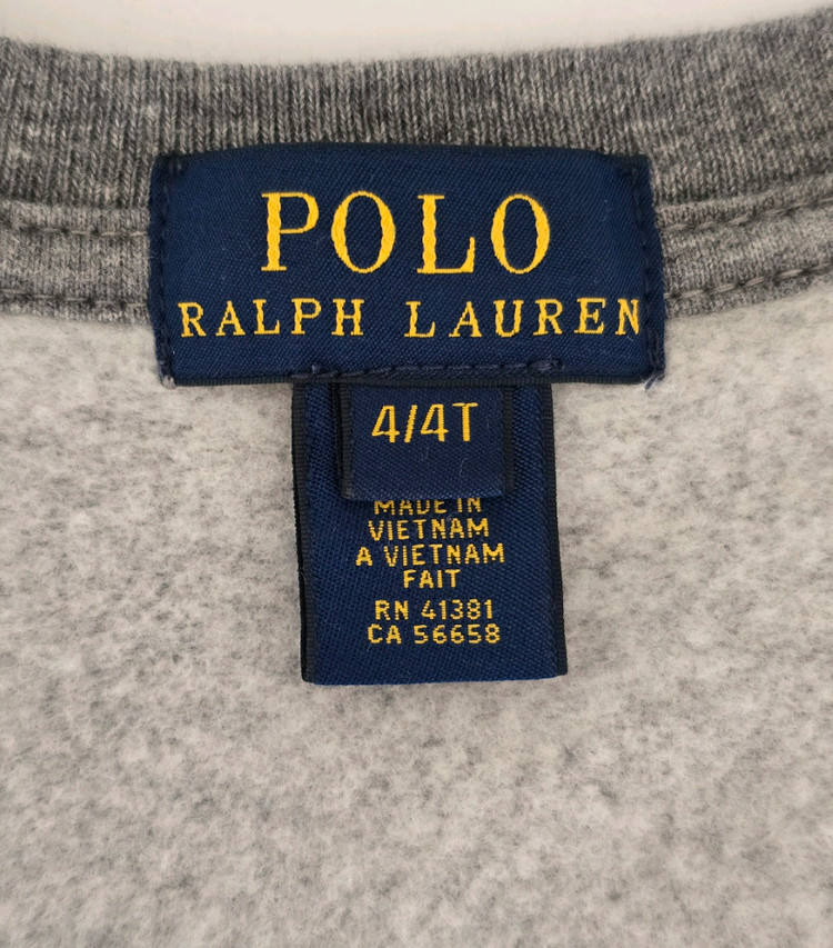 폴로 랄프로렌키즈 라운드넥 맨투맨 4T--7
