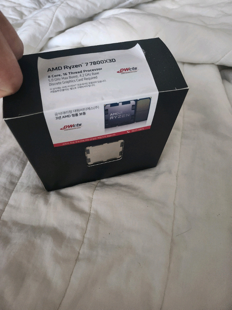 라이젠7 7800x3D 미개봉 새상품--0